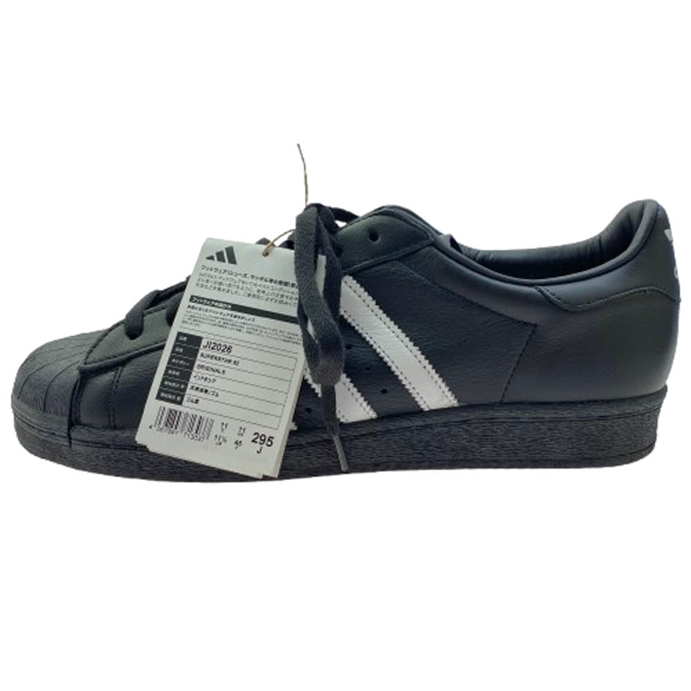 adidas アディダス JI2026 Superstar 82 スーパースター 82 スニーカー ブラック系 29.5cm【新古品】【未使用】【中古】