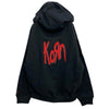 adidas アディダス JG1337 × KORN HOODIE ×コーン フーディー スウェット パーカー 長袖 ブラック系 3XL【極上美品】【中古】