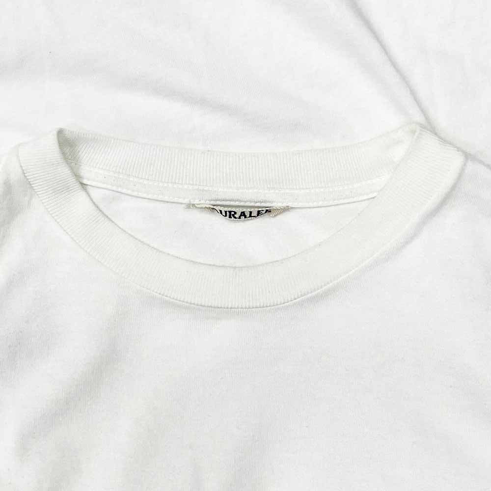 AURALEE オーラリー A9ST04GT LUSTER PLAITING HS TEE 半袖 Tシャツ ホワイト系 4【中古】