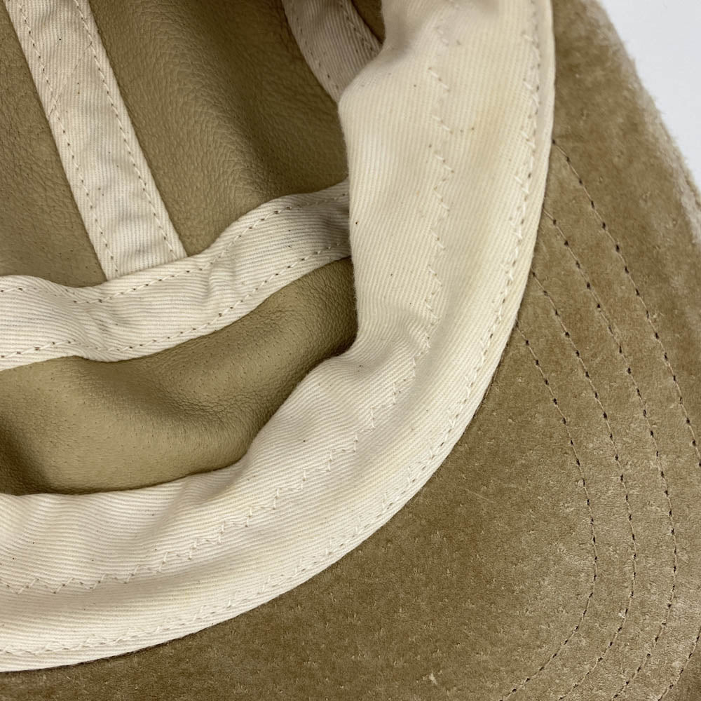 Hender Scheme エンダースキーマ bs-c-jpc PIG JET CAP レザー キャップ ベージュ系【中古】