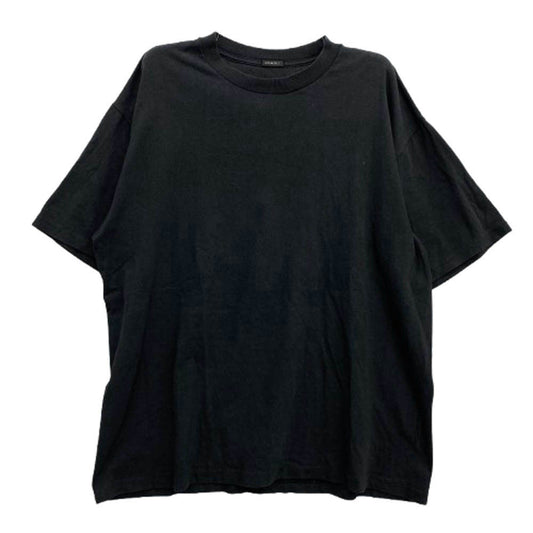 COMOLI コモリ 20SS R01-05015 空紡天竺 半袖 クルー Tシャツ ブラック系 3【中古】