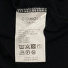 COMOLI コモリ 19SS P01-05007 ウール 天竺 半袖 クルー Tシャツ ブラック系 3【中古】