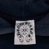 CHROME HEARTS クロムハーツ（原本無） OLD 初期タグ CH PLUS CHプラス バックプリント 裏地サーマル プルオーバー パーカー ダークネイビー系 L【中古】