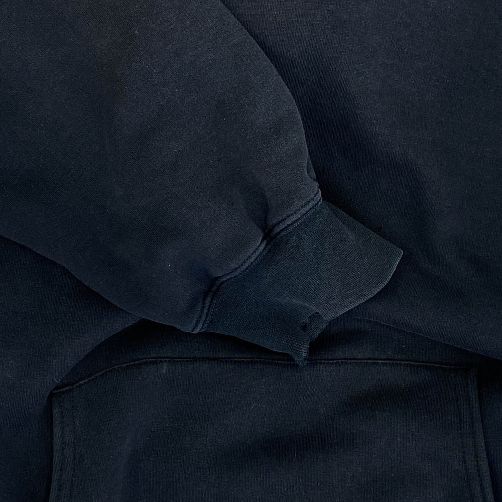 CHROME HEARTS クロムハーツ（原本無） OLD 初期タグ CH PLUS CHプラス バックプリント 裏地サーマル プルオーバー パーカー ダークネイビー系 L【中古】