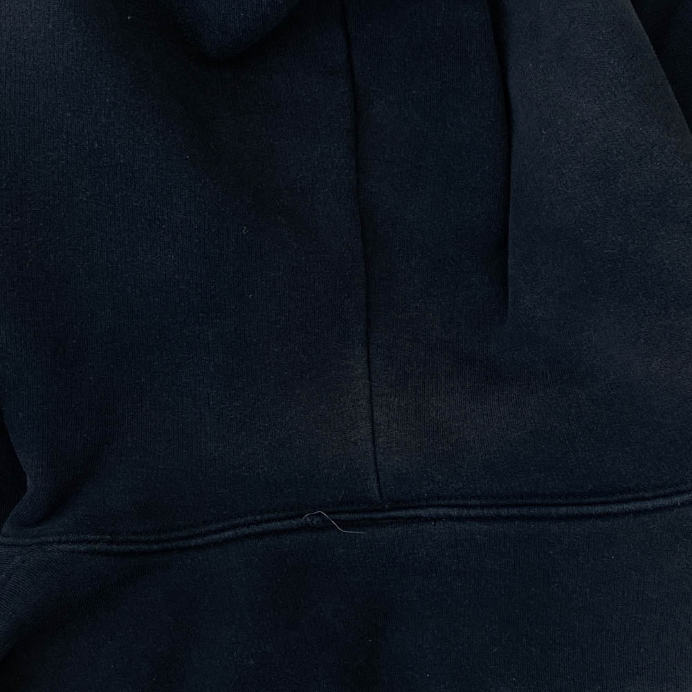 CHROME HEARTS クロムハーツ（原本無） OLD 初期タグ CH PLUS CHプラス バックプリント 裏地サーマル プルオーバー パーカー ダークネイビー系 L【中古】