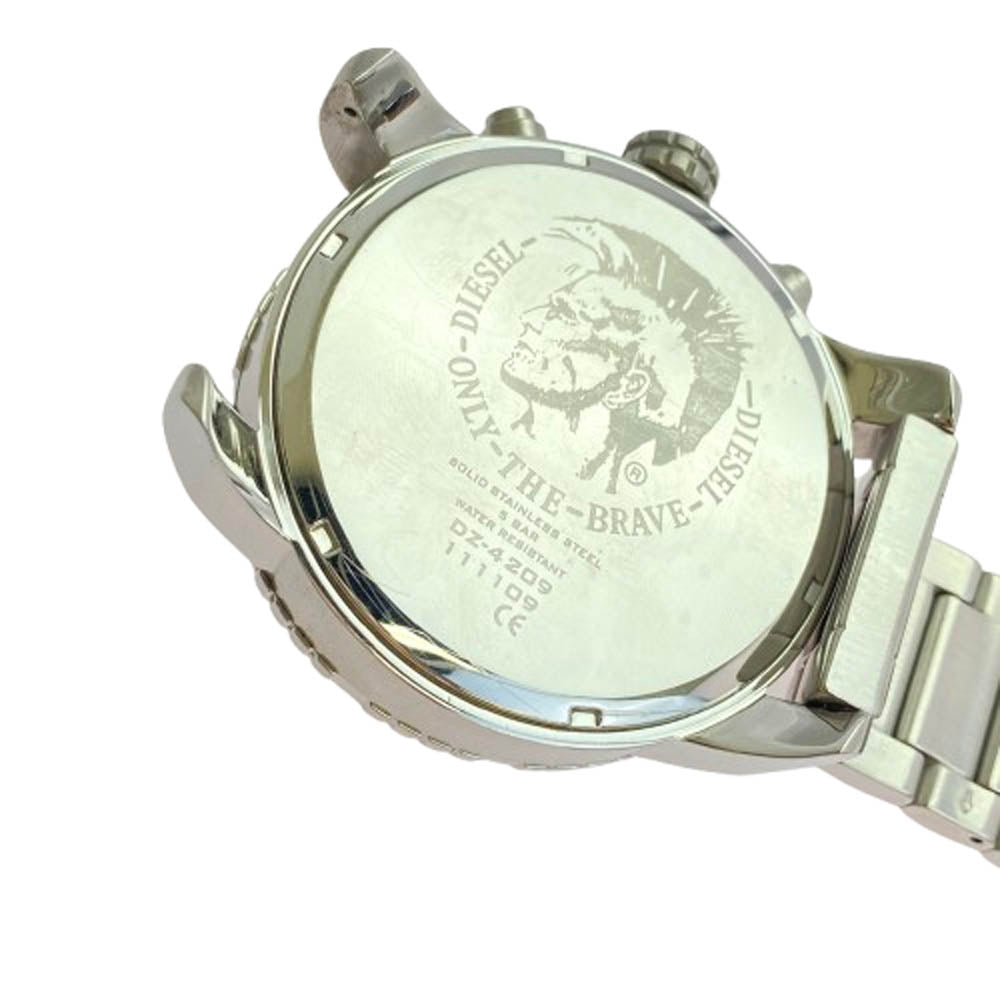 DIESEL ディーゼル DZ4209 Chronograph Watch Watch クロノグラフ ウォッチ 時計 シルバー系【中古】