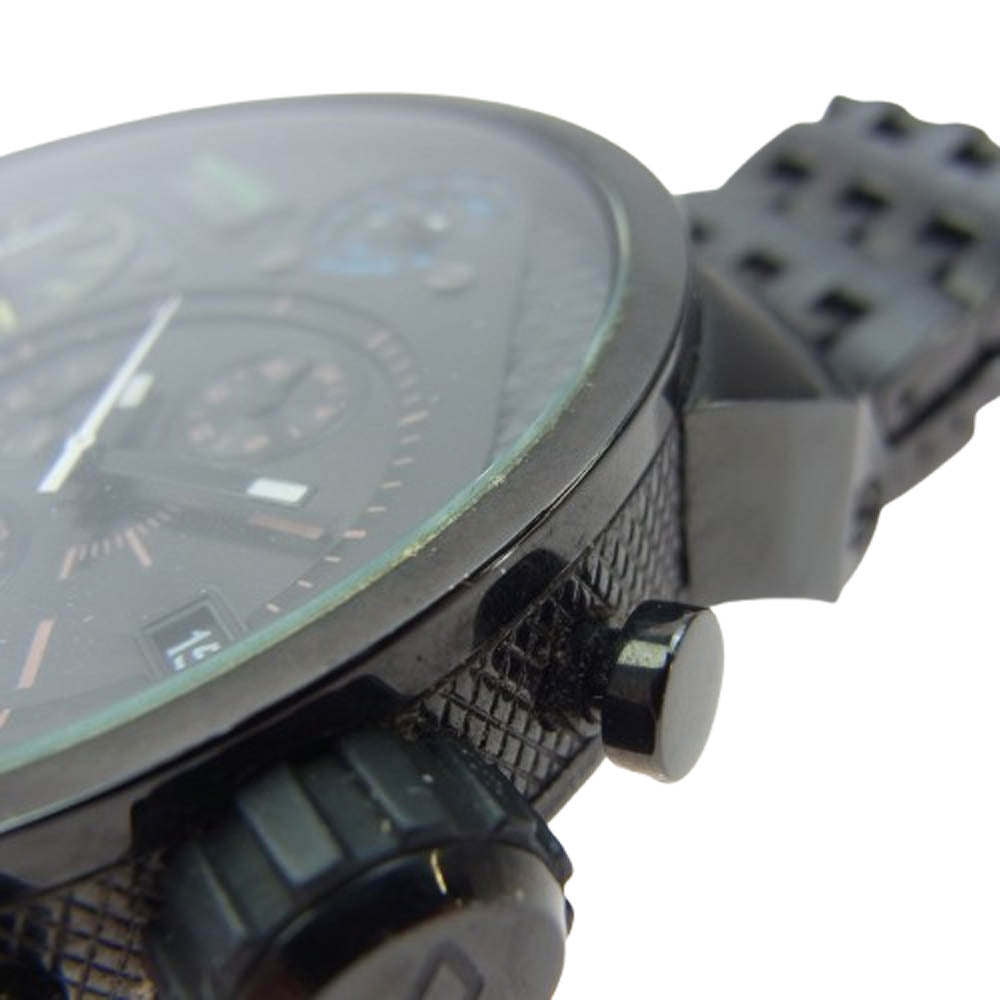 DIESEL ディーゼル DZ7266 MR.DADDY アナログ クォーツ 腕時計 ウォッチ ブラック系【中古】