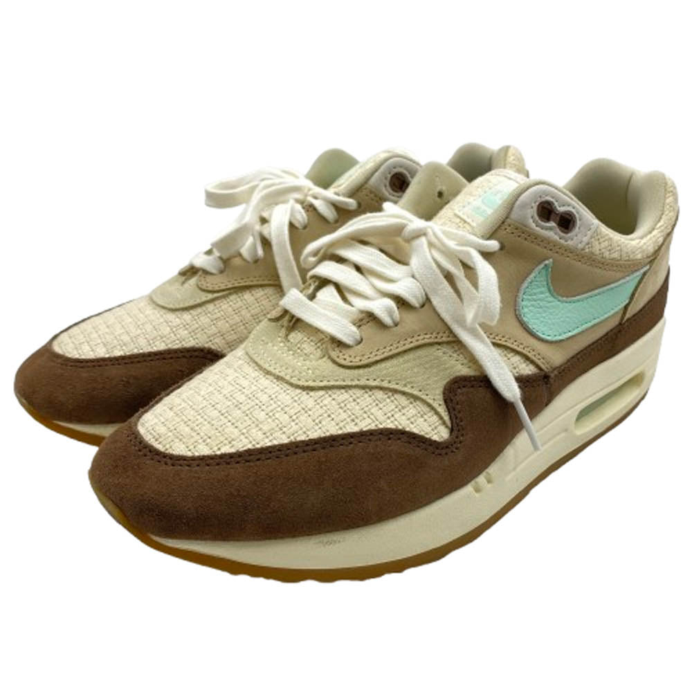 NIKE ナイキ FD5088-200 Air Max 1 Premium Crepe Hemp エアマックス1 プレミアム クレープ ヘンプ スニーカー ブラウン系 27.5cm【中古】
