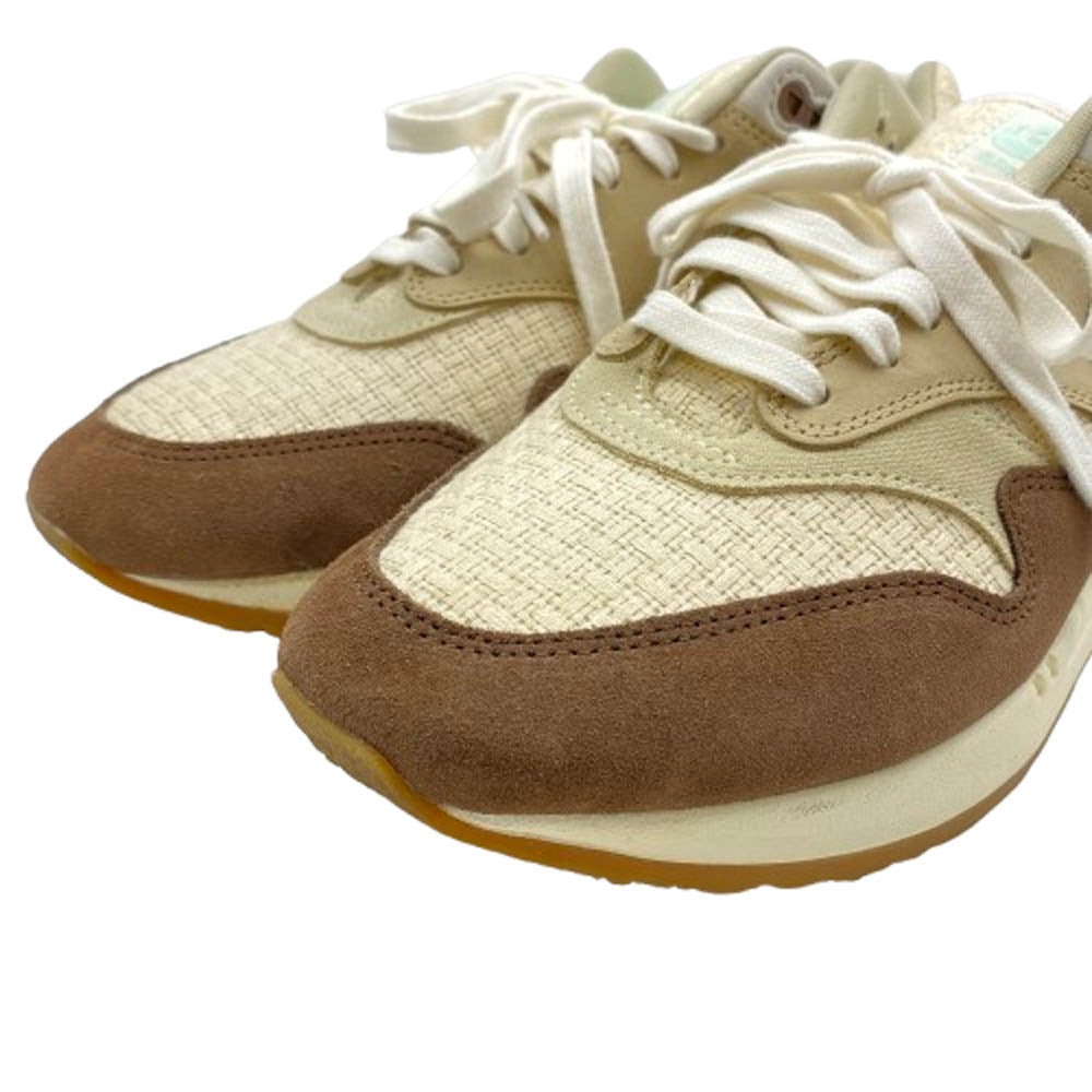 NIKE ナイキ FD5088-200 Air Max 1 Premium Crepe Hemp エアマックス1 プレミアム クレープ ヘンプ スニーカー ブラウン系 27.5cm【中古】