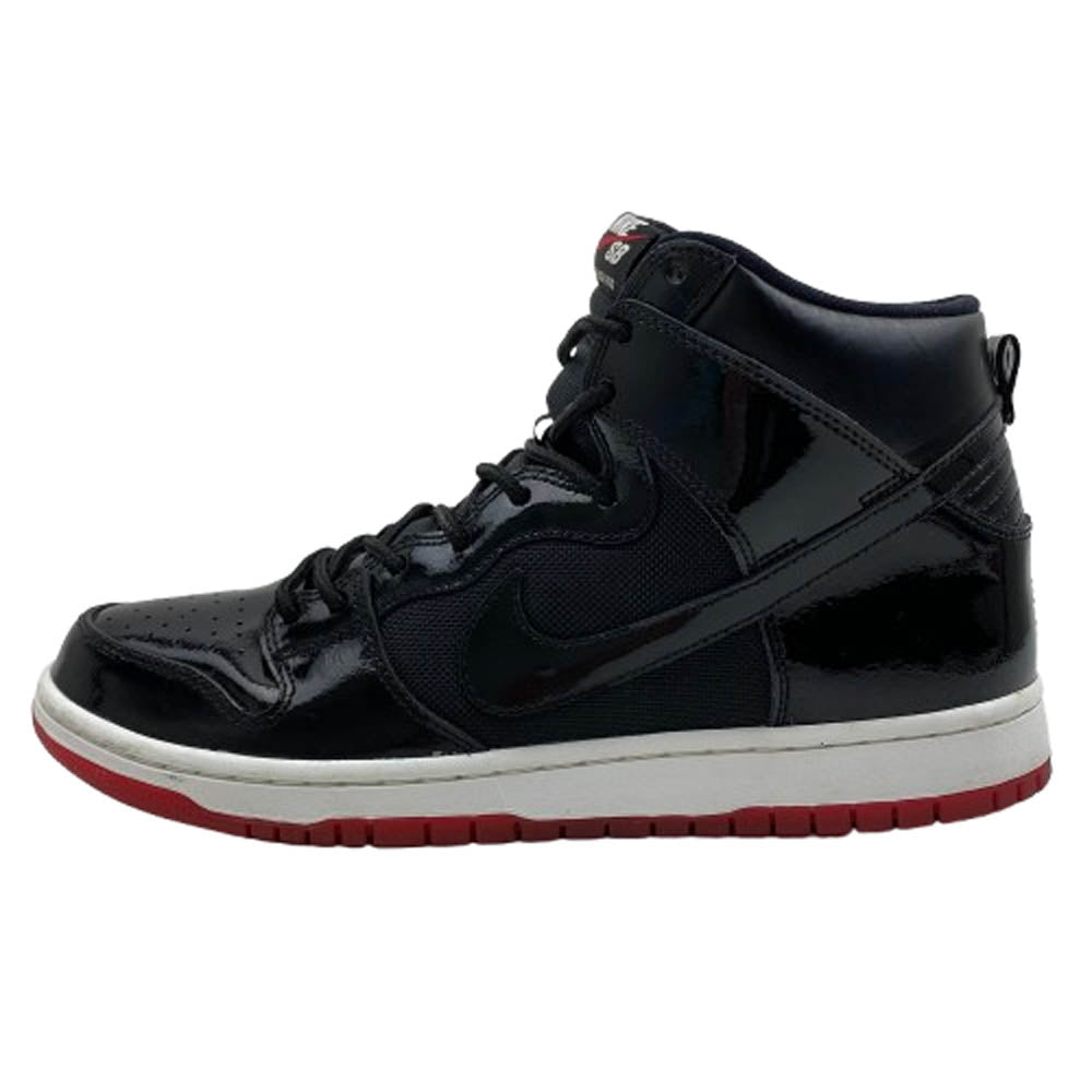 NIKE ナイキ AJ7730-001 SB Dunk High Bred SB ダンク ハイ ブレッド スニーカー ブラック系 28cm【中古】