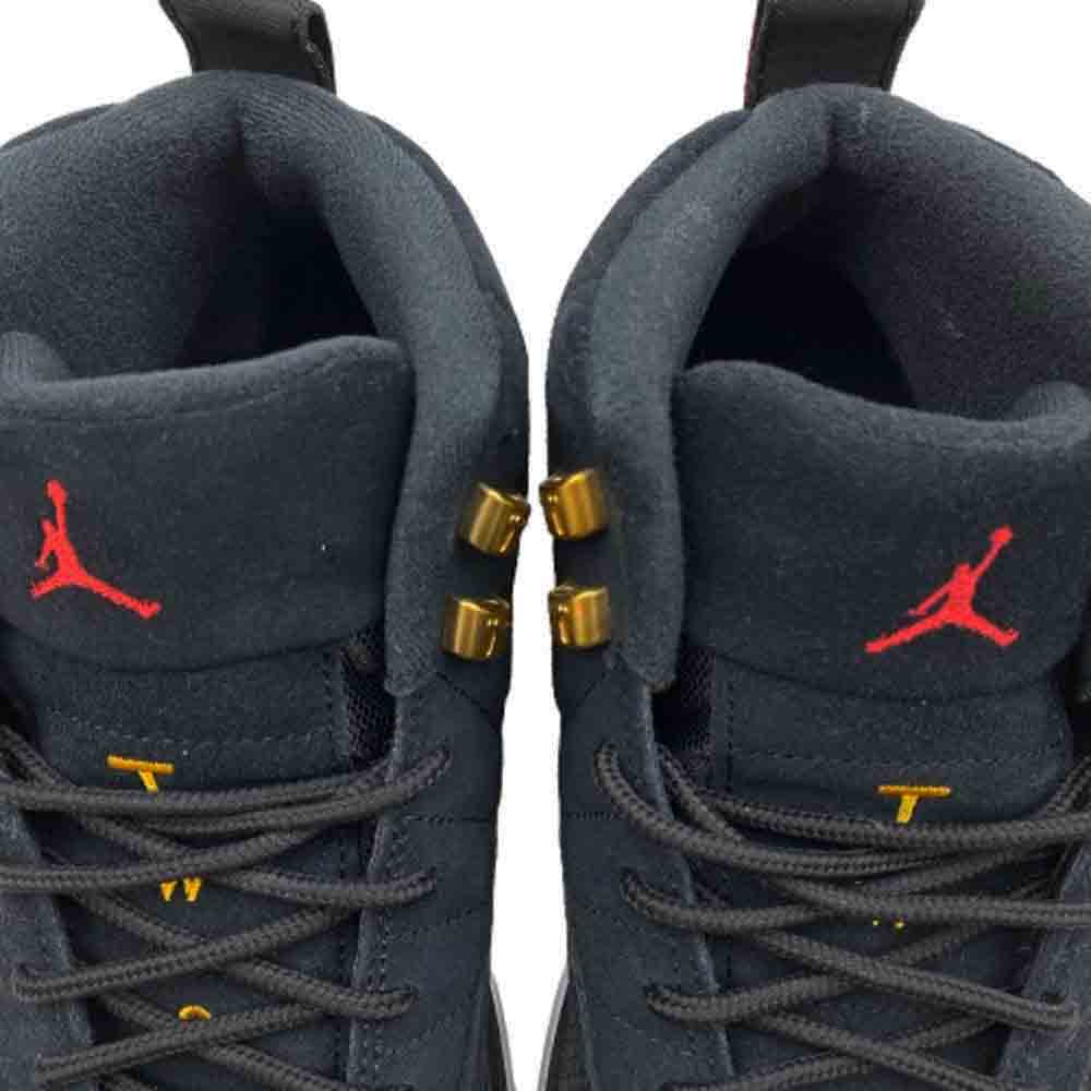 NIKE ナイキ 130690-017 AIR JORDAN 12 REVERSE TAXI エアジョーダン12 リバースタクシー ローカット スニーカー ブラック系【中古】