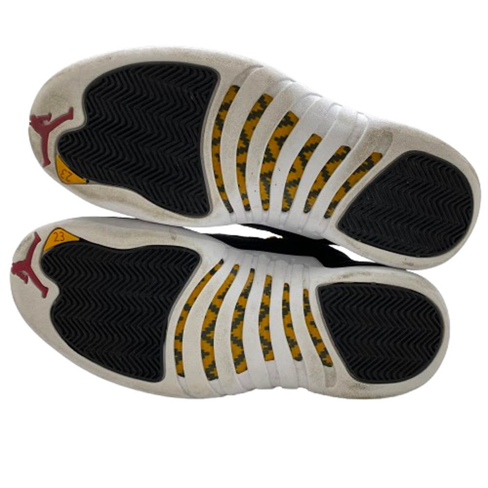 NIKE ナイキ 130690-017 AIR JORDAN 12 REVERSE TAXI エアジョーダン12 リバースタクシー ローカット スニーカー ブラック系【中古】