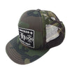 CHROME HEARTS クロムハーツ（原本無） TRUCKER CAP トラッカー キャップ カモ柄 CHロゴパッチ クロスボール付 メッシュ キャップ 帽子 カーキ系【中古】