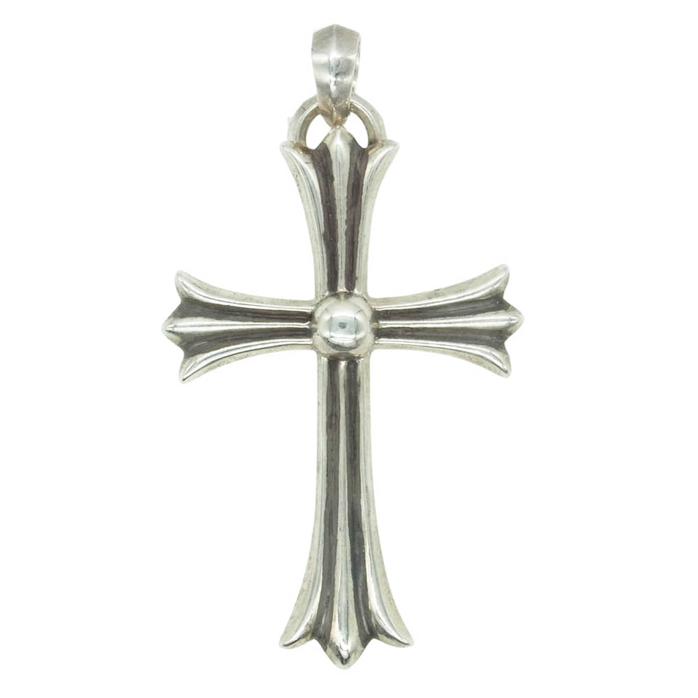 CHROME HEARTS クロムハーツ（原本無） CH CRS LG W BALE ラージCHクロス w/ベイル  ペンダントトップ シルバー系【中古】