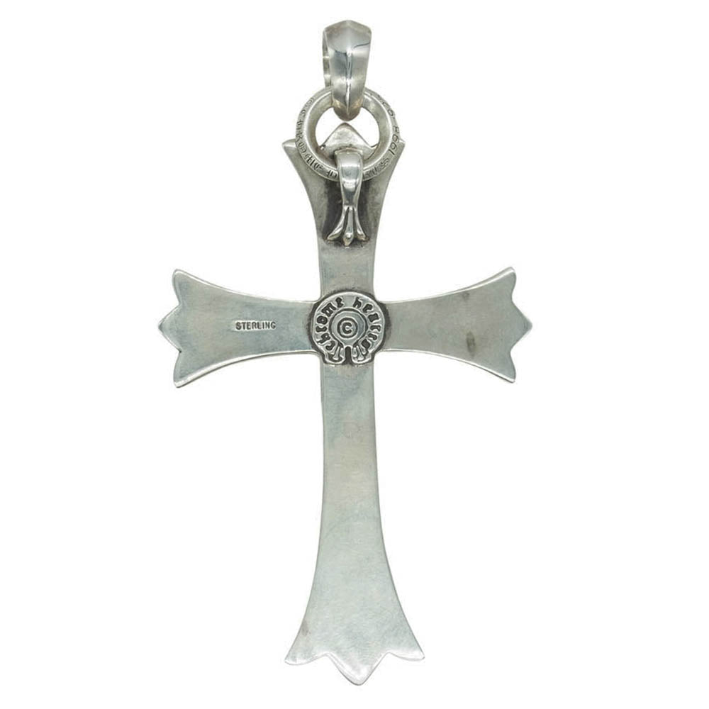 CHROME HEARTS クロムハーツ（原本無） CH CRS LG W BALE ラージCHクロス w/ベイル  ペンダントトップ シルバー系【中古】