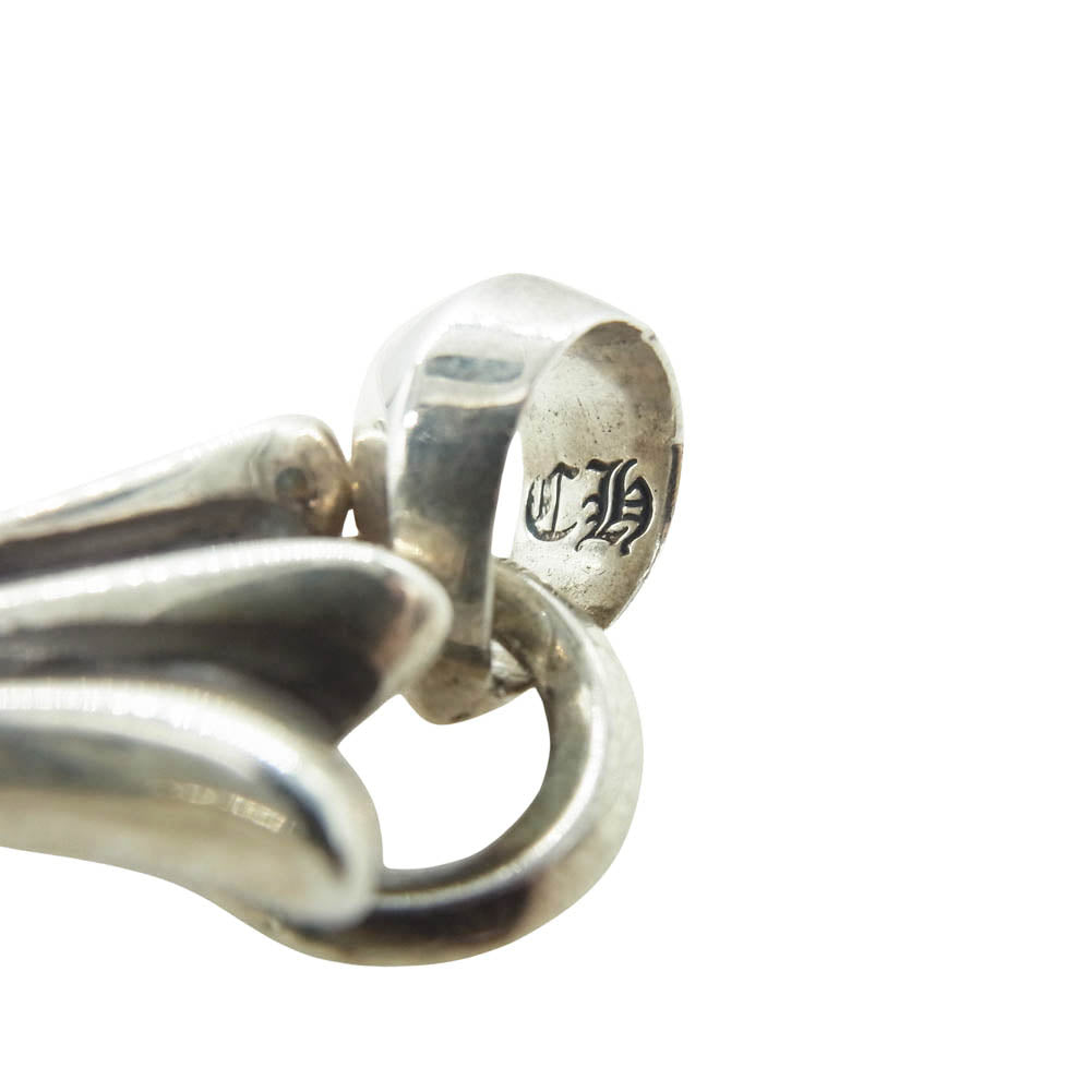 CHROME HEARTS クロムハーツ（原本無） CH CRS LG W BALE ラージCHクロス w/ベイル  ペンダントトップ シルバー系【中古】