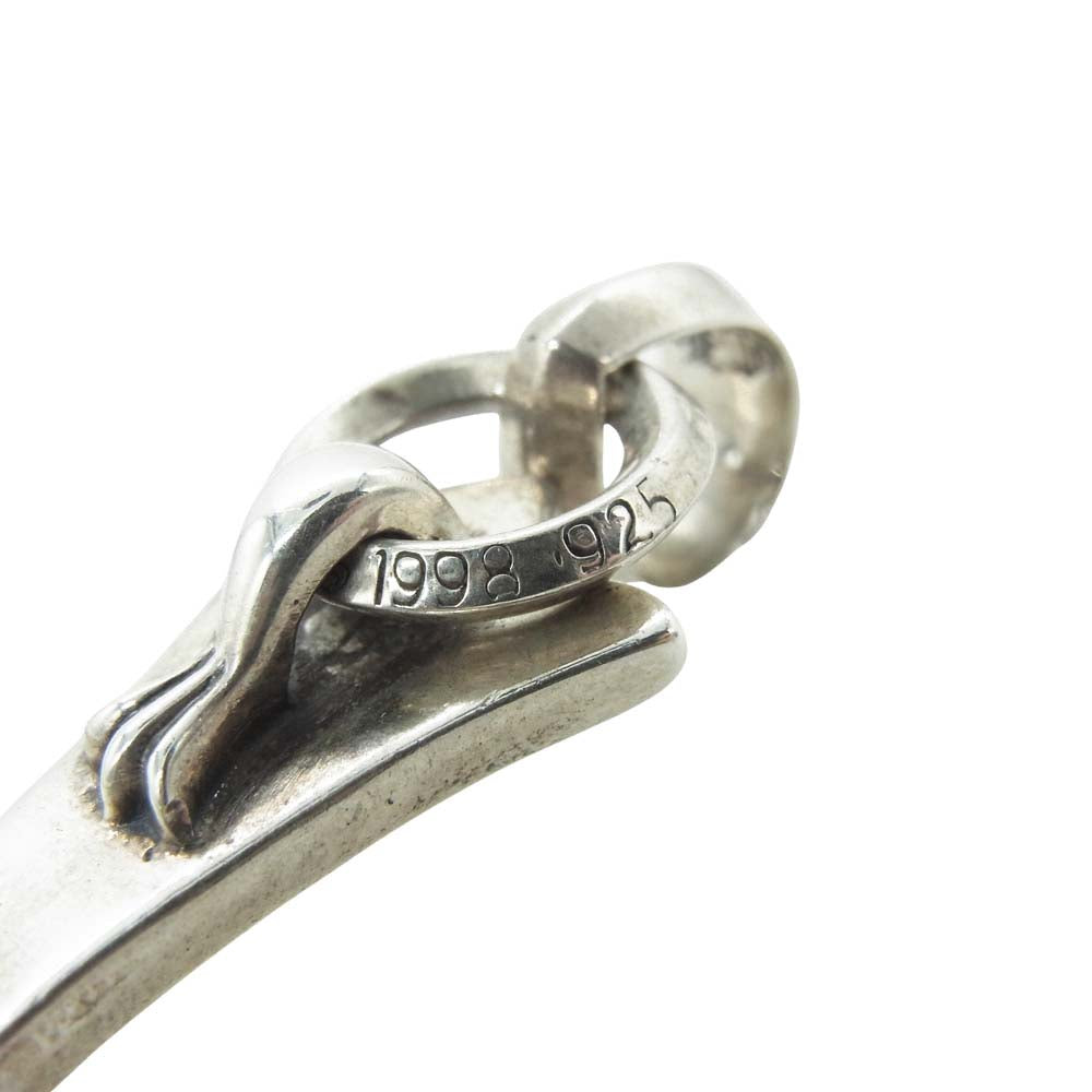 CHROME HEARTS クロムハーツ（原本無） CH CRS LG W BALE ラージCHクロス w/ベイル  ペンダントトップ シルバー系【中古】