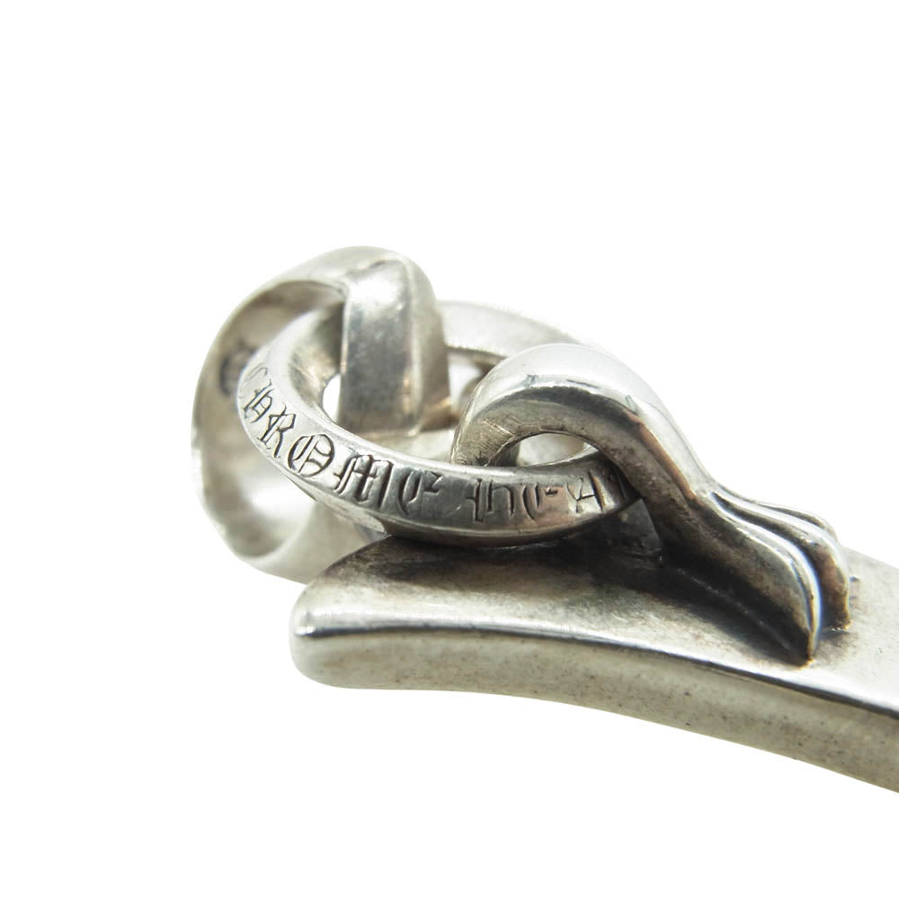 CHROME HEARTS クロムハーツ（原本無） CH CRS LG W BALE ラージCHクロス w/ベイル  ペンダントトップ シルバー系【中古】