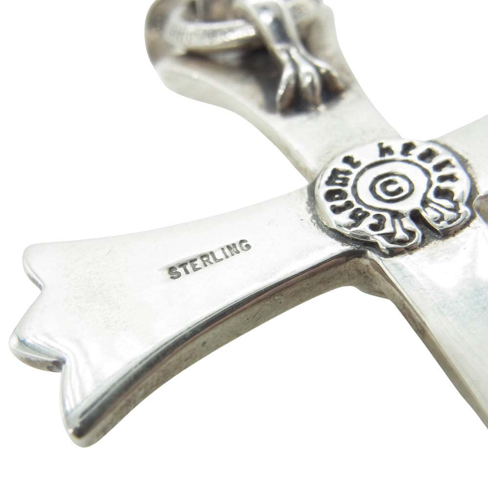 CHROME HEARTS クロムハーツ（原本無） CH CRS LG W BALE ラージCHクロス w/ベイル  ペンダントトップ シルバー系【中古】