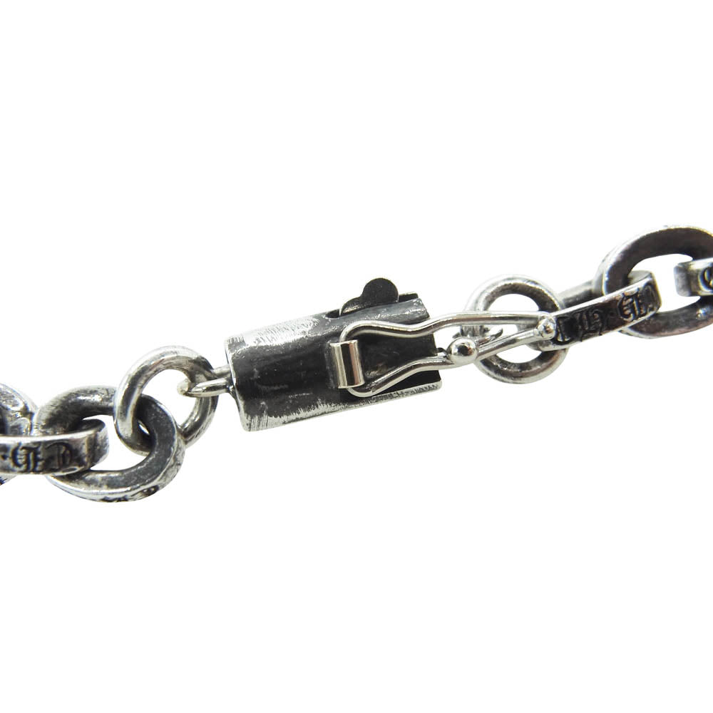 CHROME HEARTS クロムハーツ（原本無） ホノルル店レシート付属 PAPER CHAIN 24inch ペーパーチェーン 24インチ ネックレス シルバー系【中古】