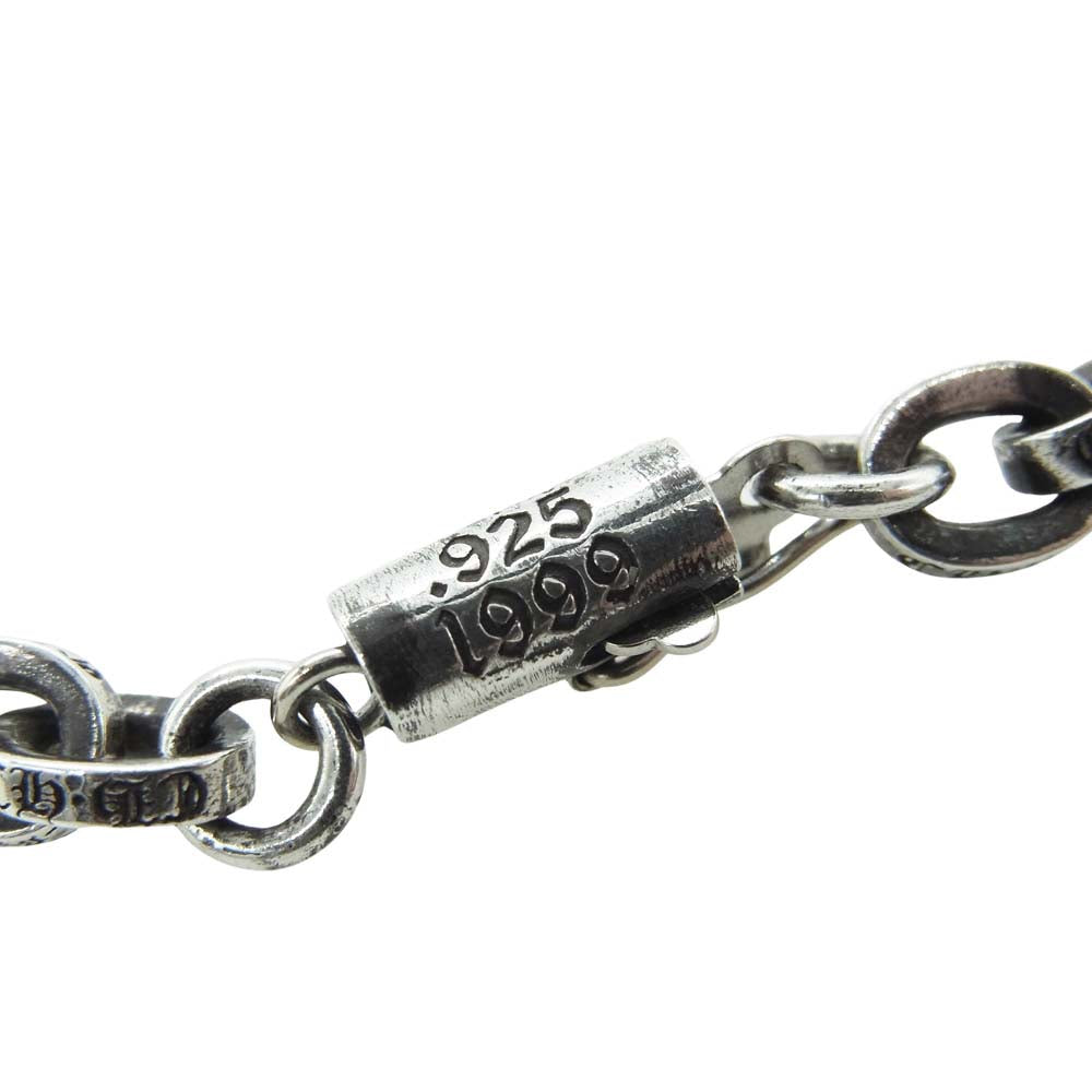 CHROME HEARTS クロムハーツ（原本無） ホノルル店レシート付属 PAPER CHAIN 24inch ペーパーチェーン 24インチ ネックレス シルバー系【中古】