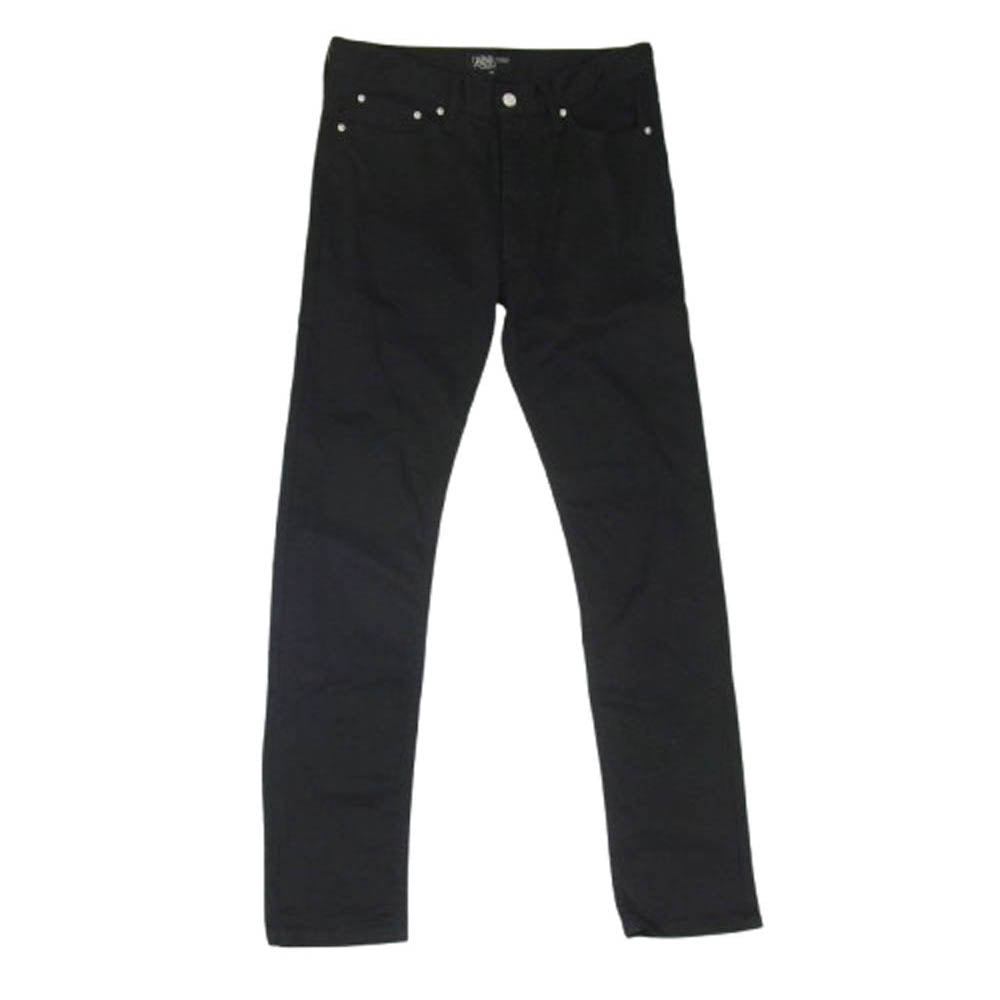 トリプルシックス 1977 ロンドン ストレッチ スリム ジーンズ ブラック デニム パンツ ブラック系 30【中古】