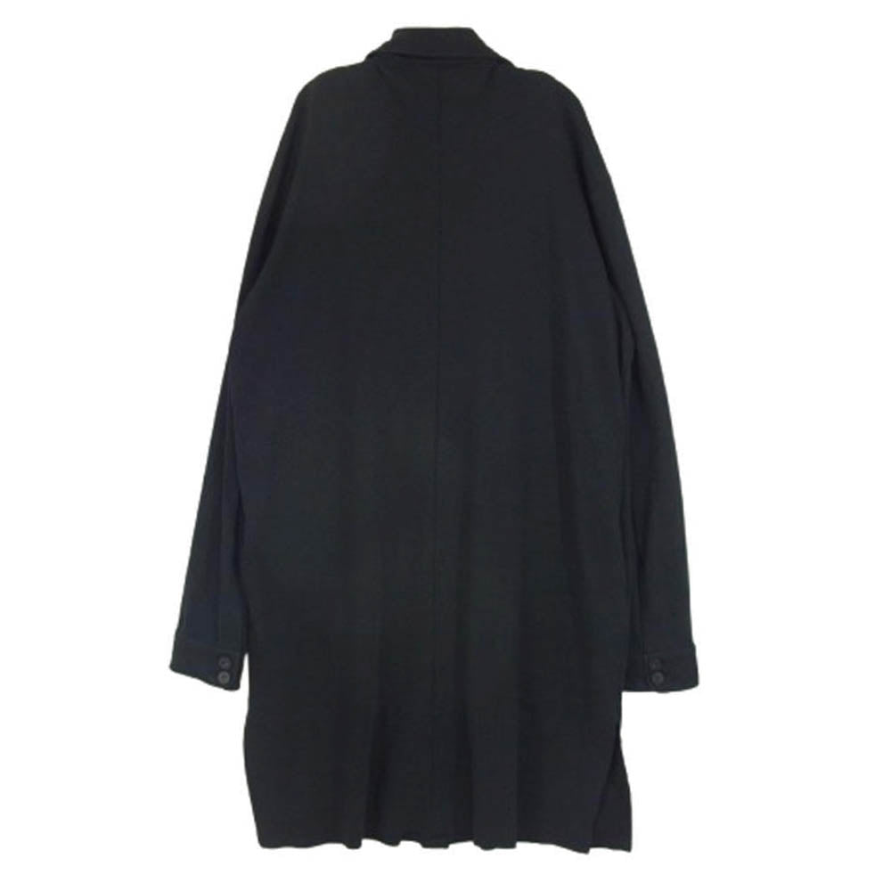 トム/クロム M SJ 513 WORK COAT MEDIUM JERSEY ミディアム ジャージ ワーク コート ブラック系 S【中古】
