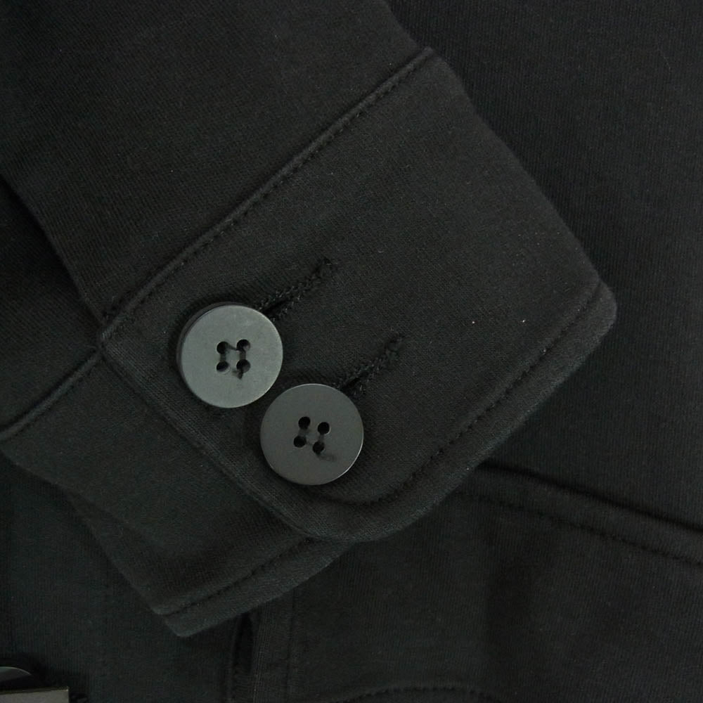 トム/クロム M SJ 513 WORK COAT MEDIUM JERSEY ミディアム ジャージ ワーク コート ブラック系 S【中古】