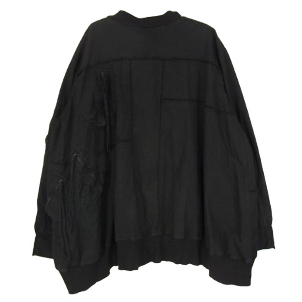 ランドホルツ 222 260 11 05 再構築 ダメージ加工 ショート コート 長袖 シャツ ジャケット ブラック系 L【中古】