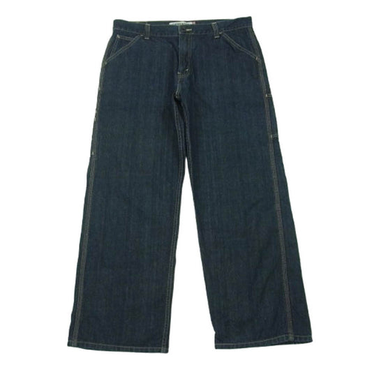 Levi's リーバイス CARPENTER LOOSE STRAIGHT カーペンター ルーズ ストレート ジーンズ デニム パンツ インディゴブルー系 W34 L30【中古】