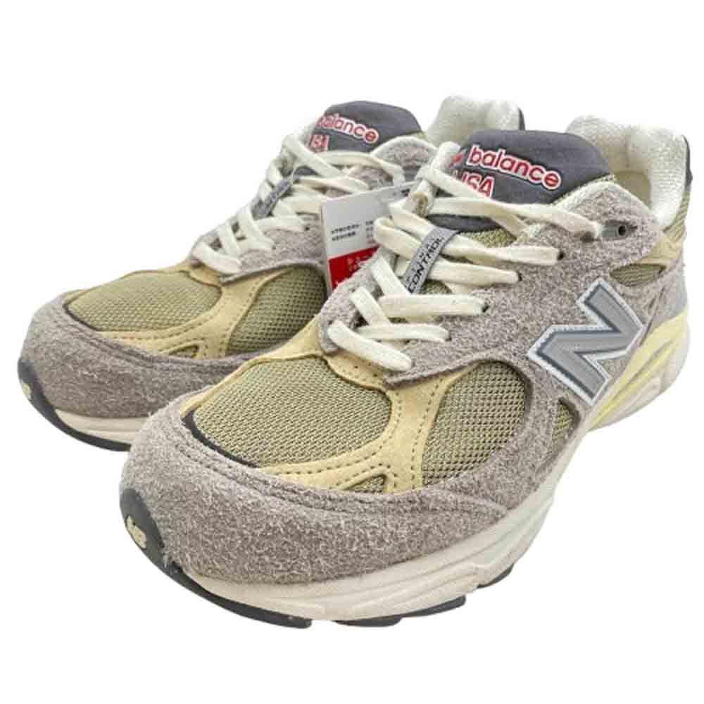 NEW BALANCE ニューバランス 22SS M990TG3 USA製 990 V3 Gray グレー ローカット スニーカー グレー系 26.5cm【中古】