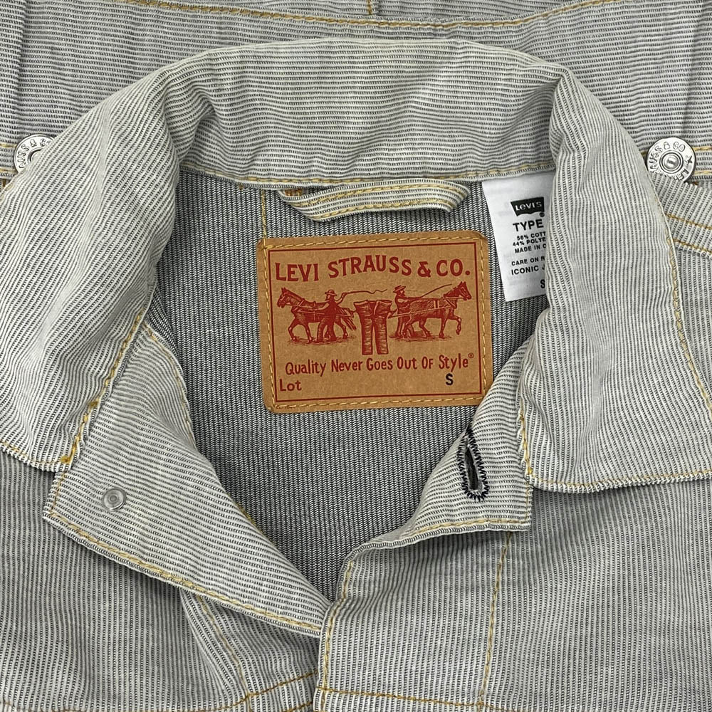 Levi's リーバイス TYPE1 コーデュロイ ジャケット グレー系 S【美品】【中古】