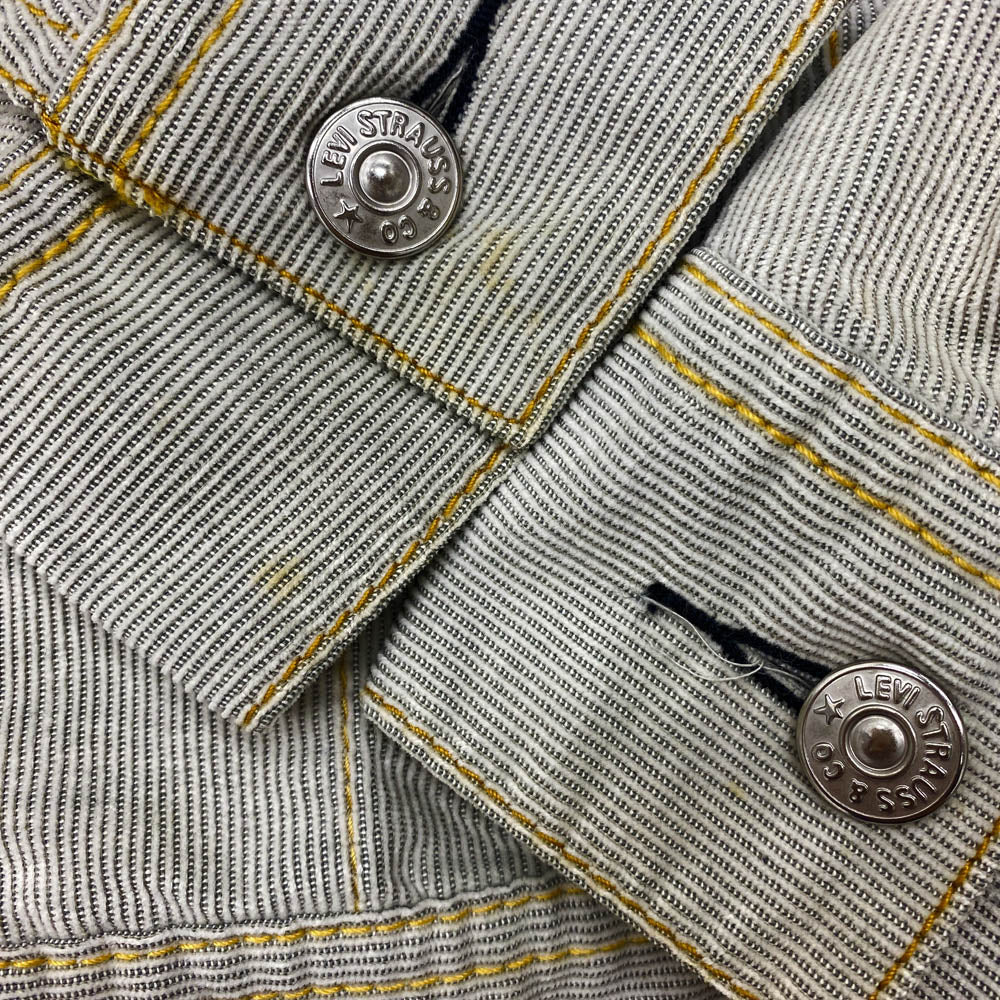 Levi's リーバイス TYPE1 コーデュロイ ジャケット グレー系 S【美品】【中古】