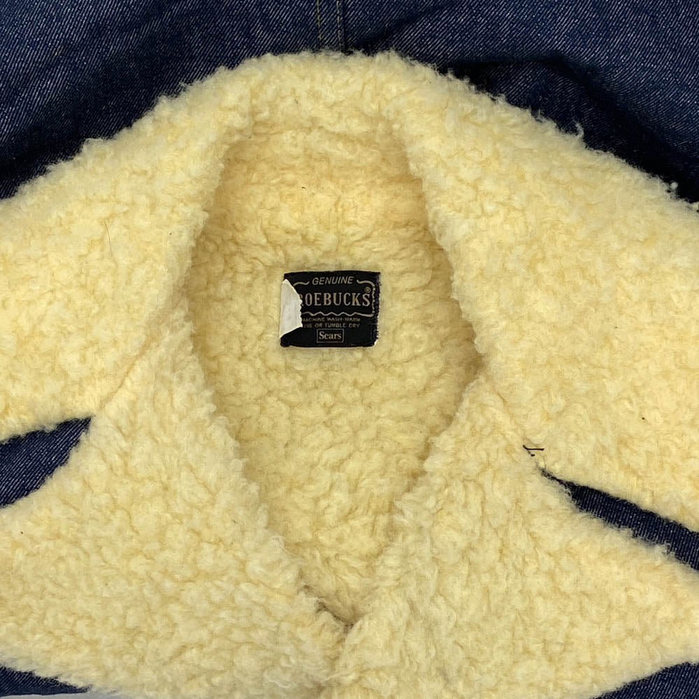 ヴィンテージ Sears ROEBUCKS シアーズ ローバックス ランチコート デニム ジャケット インディゴブルー系 38【中古】