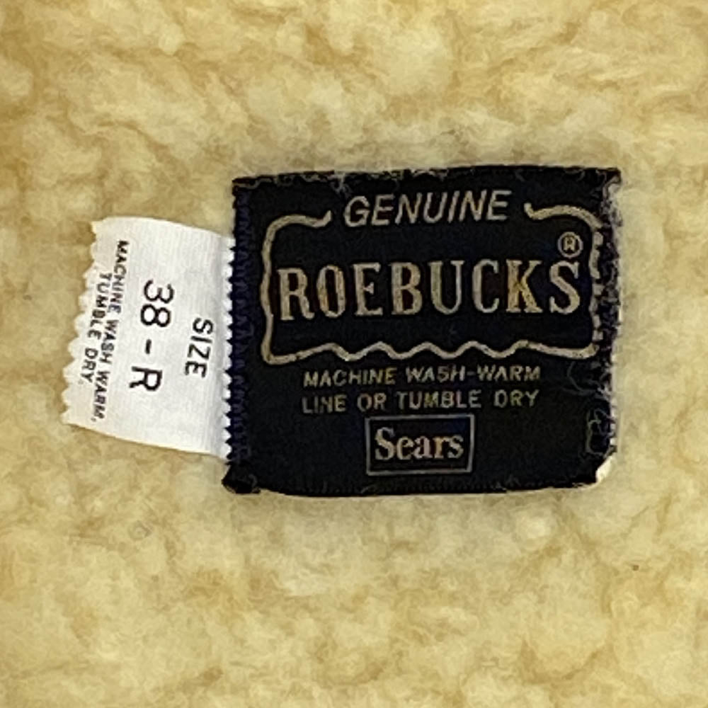 ヴィンテージ Sears ROEBUCKS シアーズ ローバックス ランチコート デニム ジャケット インディゴブルー系 38【中古】