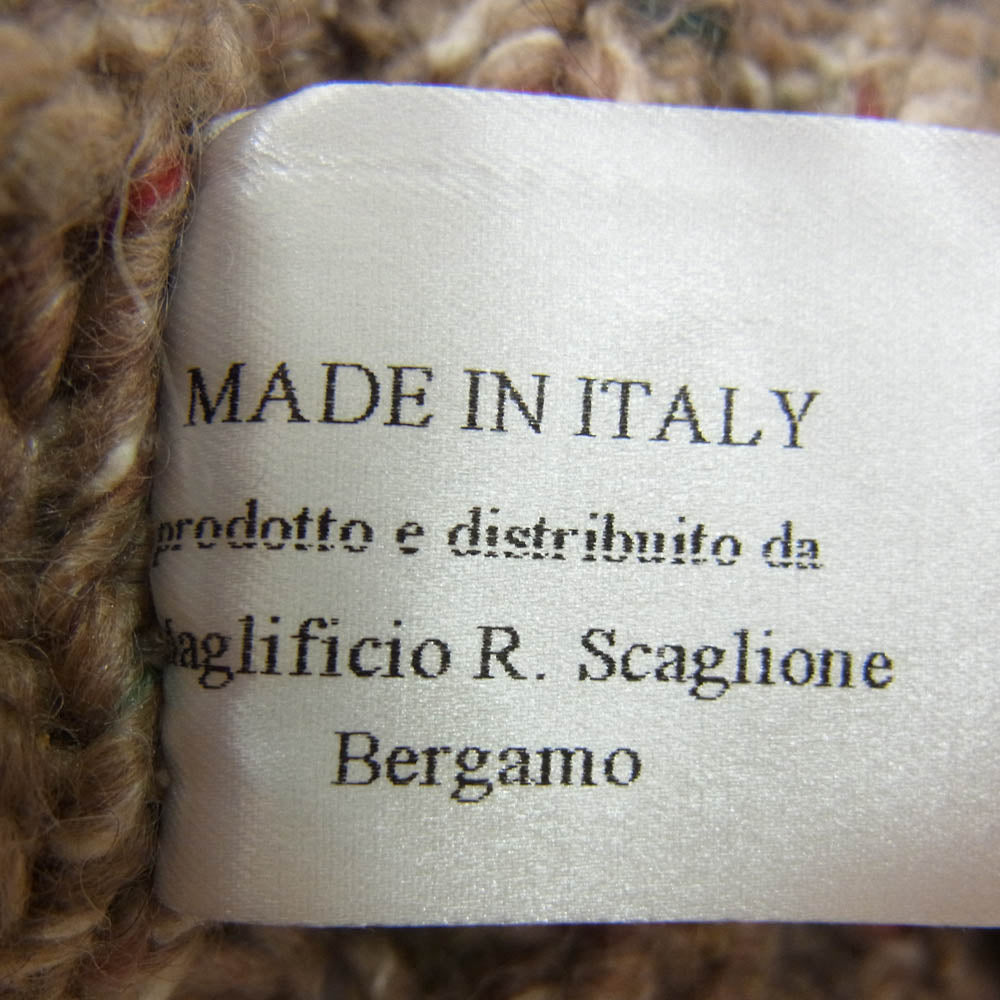 マリア ハイネック ニット ポンチョ ブラウン系 S【中古】