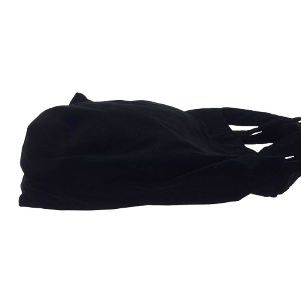 アエタ VLO2 SHOULDER TOTE ベルベット素材 ショルダーバッグ トートバッグ ブラック系【中古】
