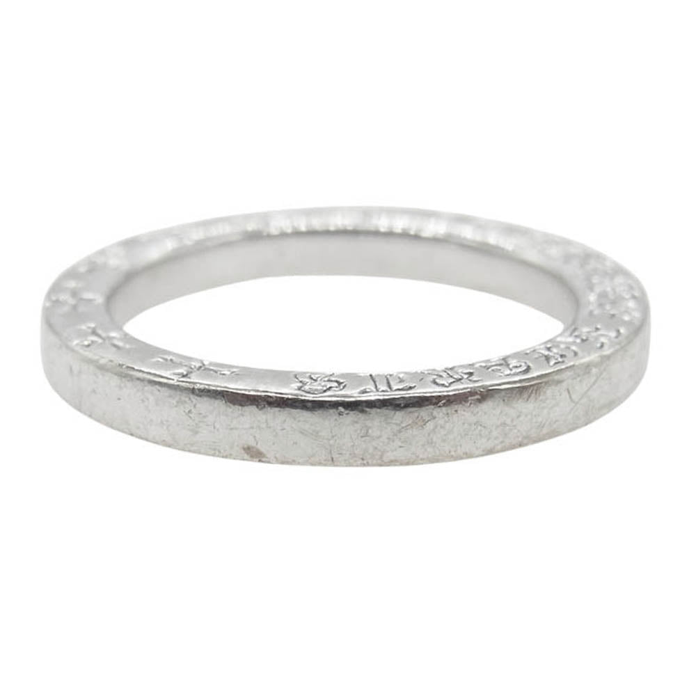 CHROME HEARTS クロムハーツ（原本有） 18KWG NTFL RING ホワイトゴールド NTFL リング シルバー系 12.5号【中古】