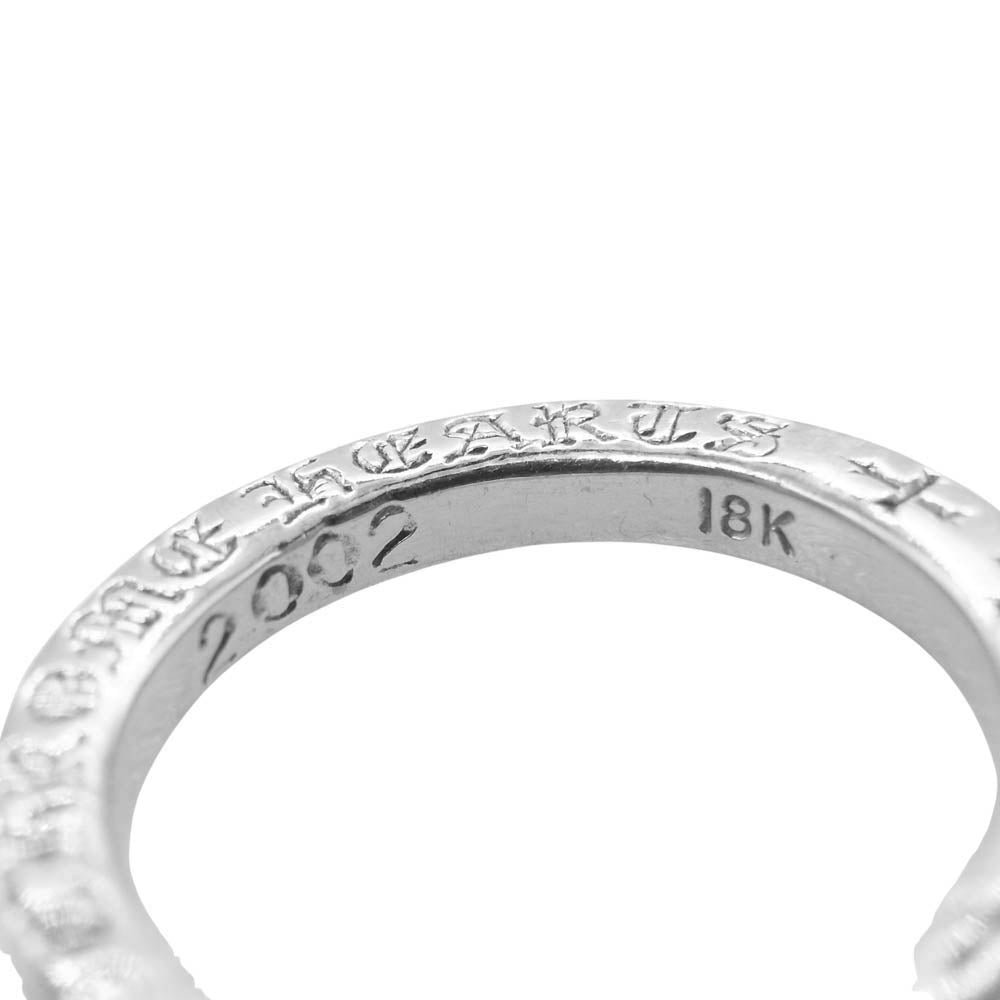 CHROME HEARTS クロムハーツ（原本有） 18KWG NTFL RING ホワイトゴールド NTFL リング シルバー系 12.5号【中古】