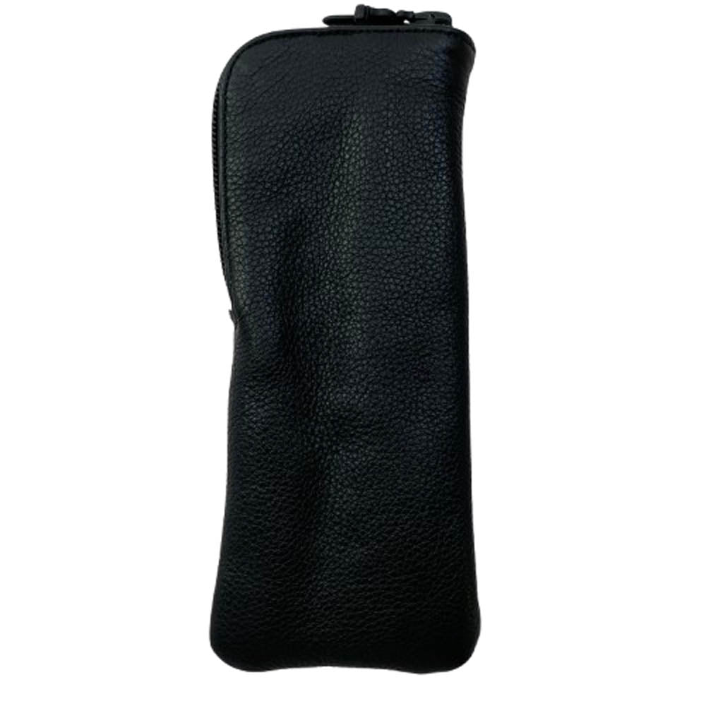 CHROME HEARTS クロムハーツ（原本無） ダガージップ クロスパッチ メガネケース アイウェアケース ブラック系【中古】