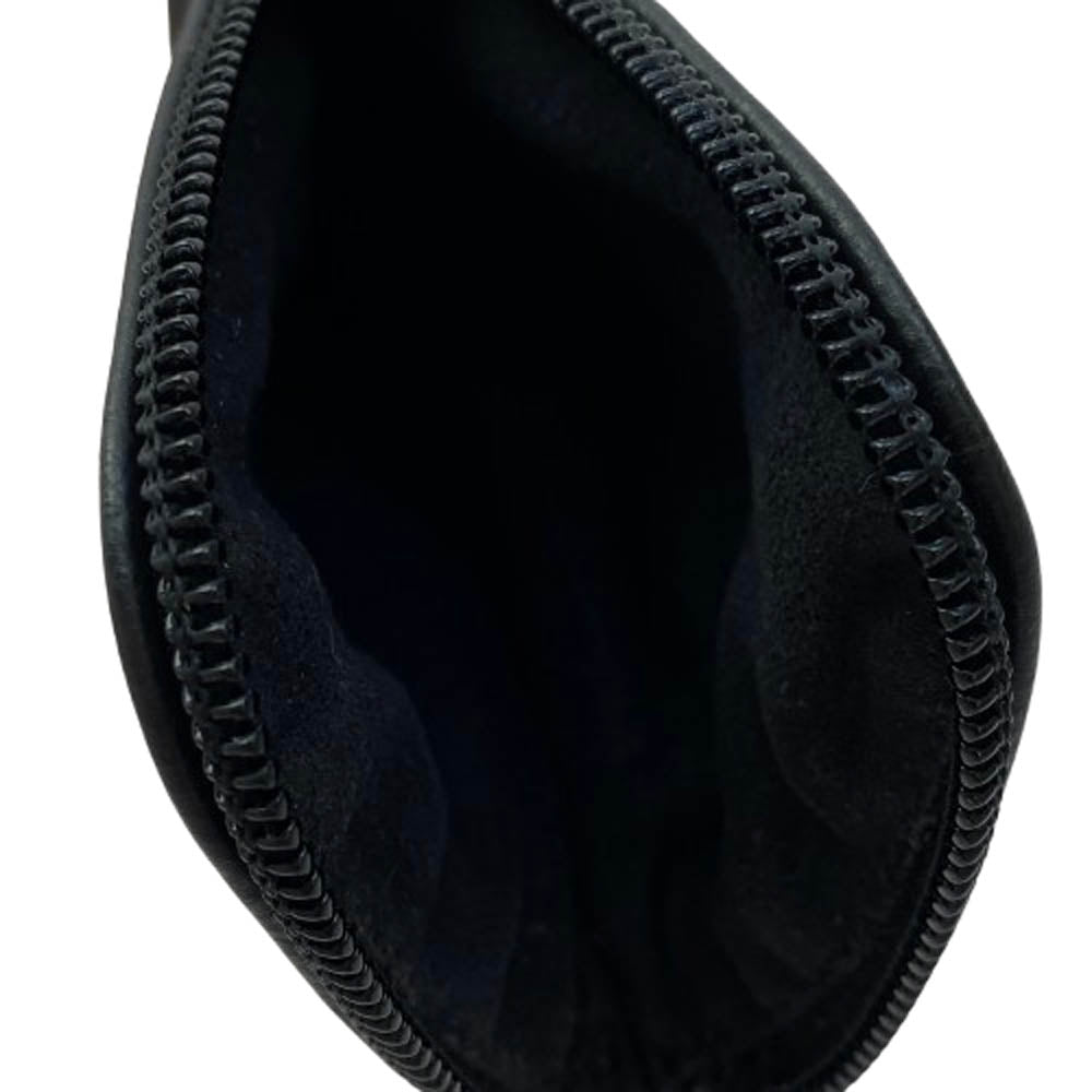 CHROME HEARTS クロムハーツ（原本無） ダガージップ クロスパッチ メガネケース アイウェアケース ブラック系【中古】