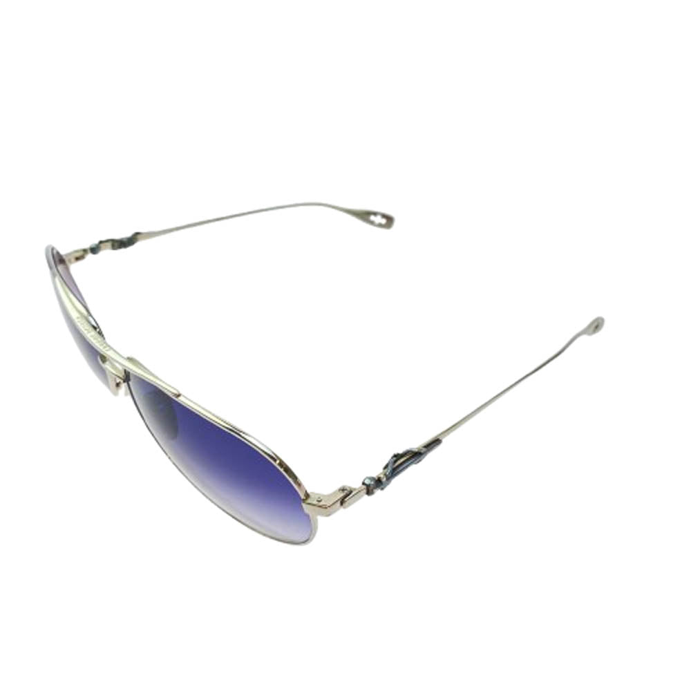 CHROME HEARTS クロムハーツ（原本無） STAIN 6 CHクロス ティアドロップ グラデーション サングラス メガネ シルバー系 64□13－138【中古】