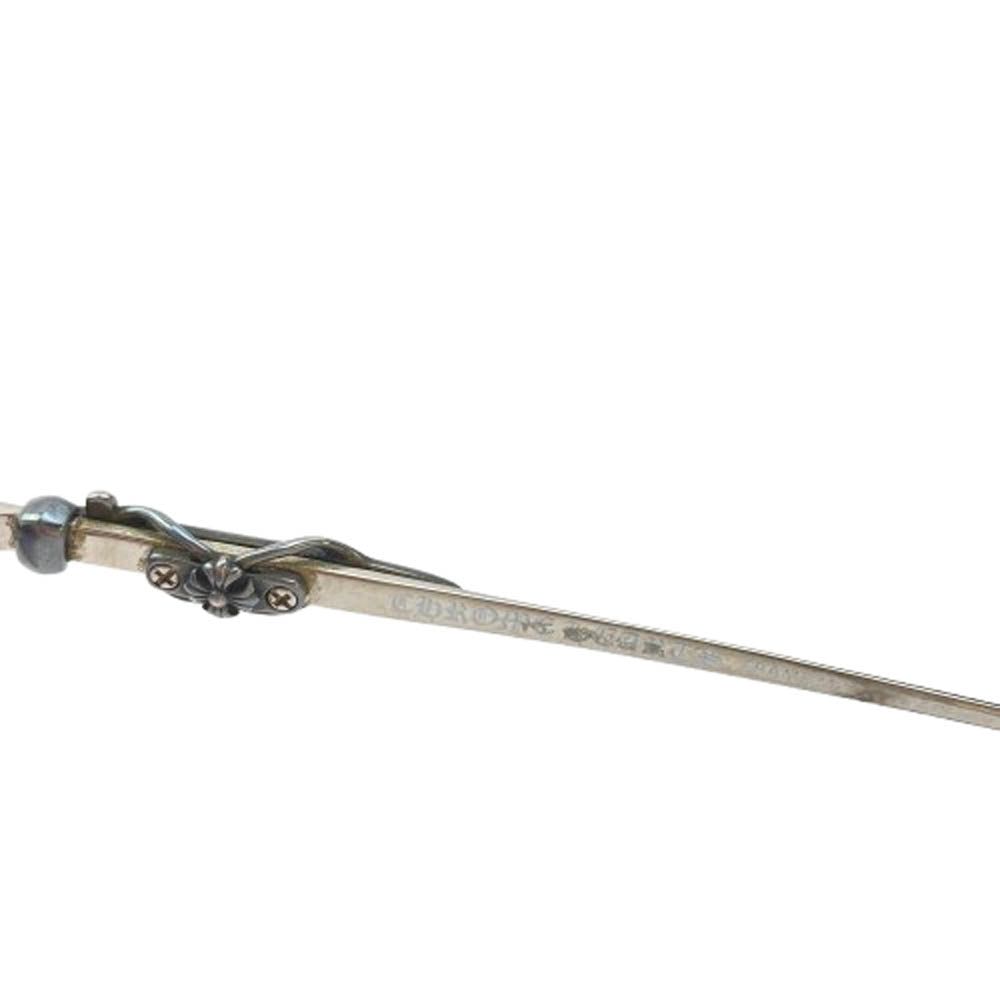 CHROME HEARTS クロムハーツ（原本無） STAIN 6 CHクロス ティアドロップ グラデーション サングラス メガネ シルバー系 64□13－138【中古】