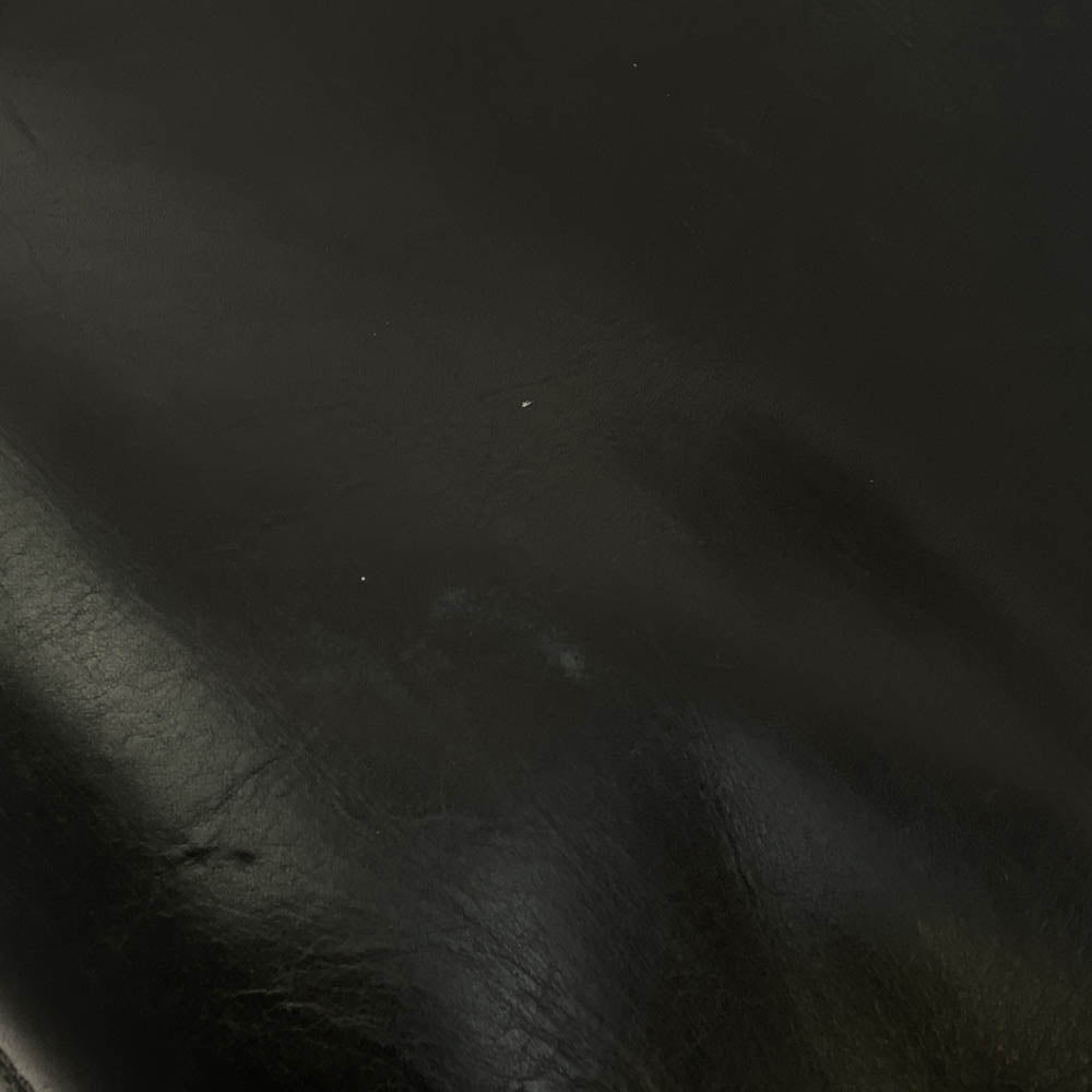 インディード オールレザー トートバッグ 本革 ハンドバッグ 本皮 カバン ブラック系【中古】