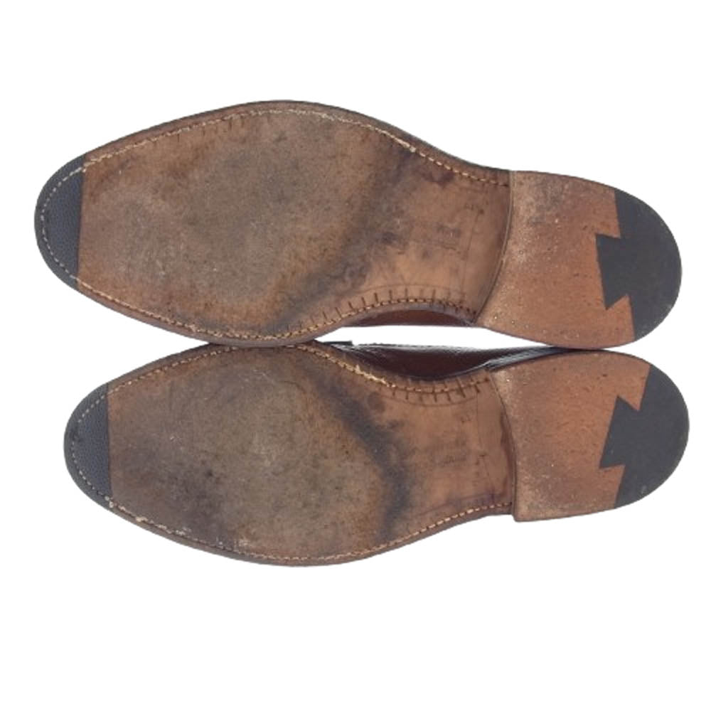 CHURCH'S チャーチ 旧チャーチ  3都市 ウィングチップ レザー シューズ ブラウン系 7.5【中古】