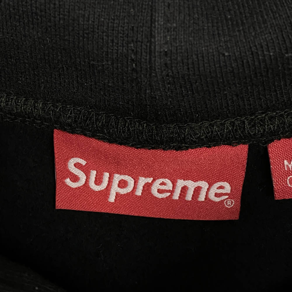 Supreme シュプリーム 19SS Blockbuster Hooded Sweatshirt ブロックバスター フーデット スウェット シャツ パーカー ブラック系 L【中古】