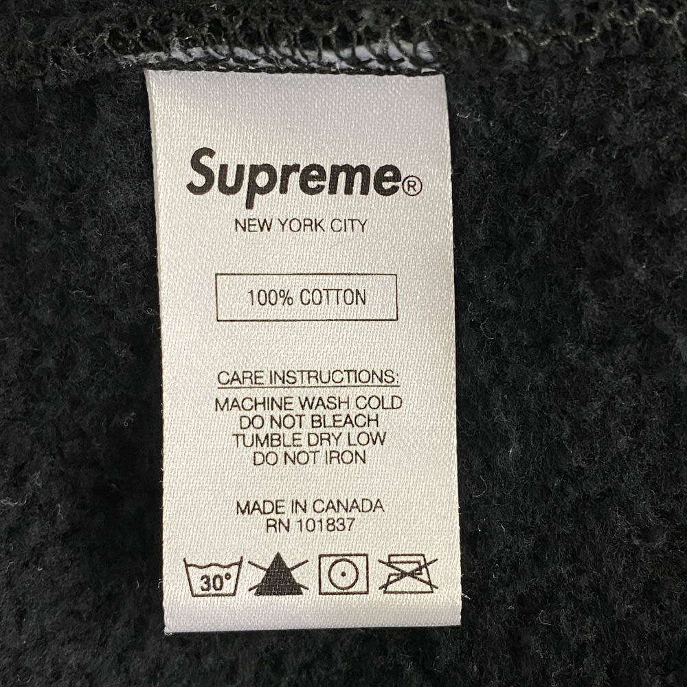 Supreme シュプリーム 19SS Blockbuster Hooded Sweatshirt ブロックバスター フーデット スウェット シャツ パーカー ブラック系 L【中古】
