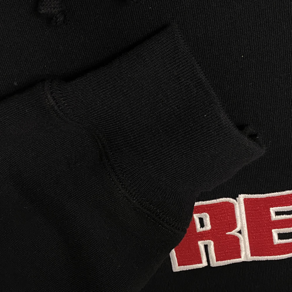 Supreme シュプリーム 19SS Blockbuster Hooded Sweatshirt ブロックバスター フーデット スウェット シャツ パーカー ブラック系 L【中古】