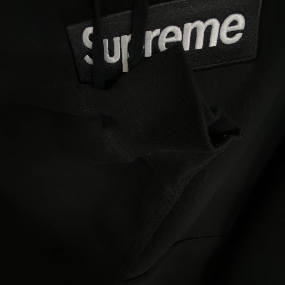 Supreme シュプリーム 23AW Box Logo Hooded Sweat shirt ボックス ロゴ フーデット スウェット シャツ パーカー ブラック系 L【中古】