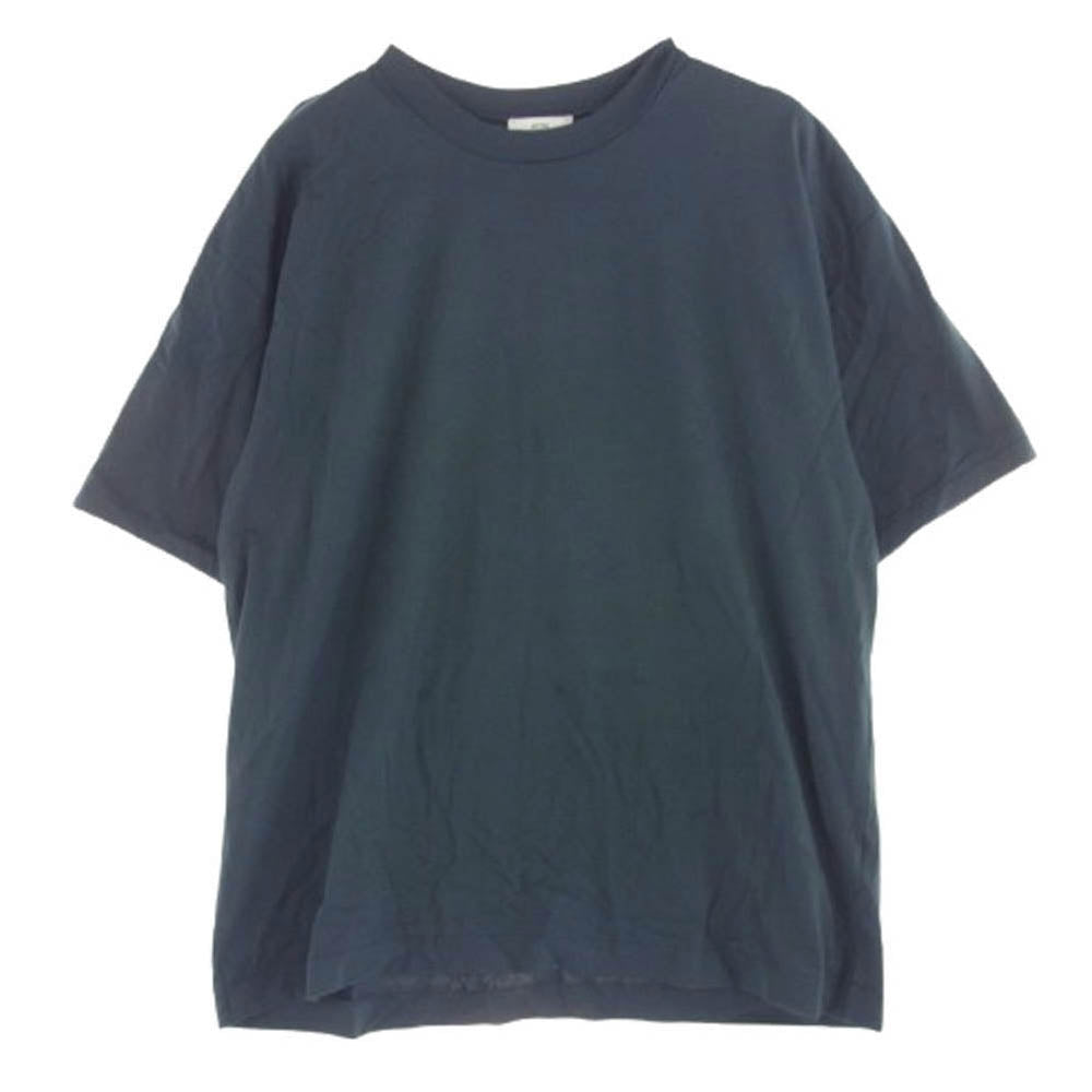 ATON エイトン 8004478 CREWNECK PULLOVER 半袖 Tシャツ グリーン系 4【中古】